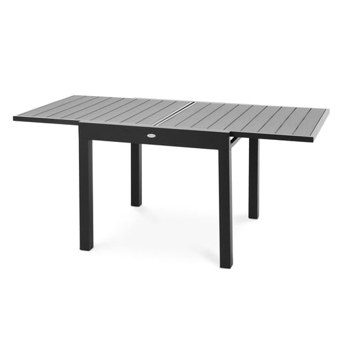 Gartentisch ausziehbar 90/180 x 90 cm Comlo - Grau