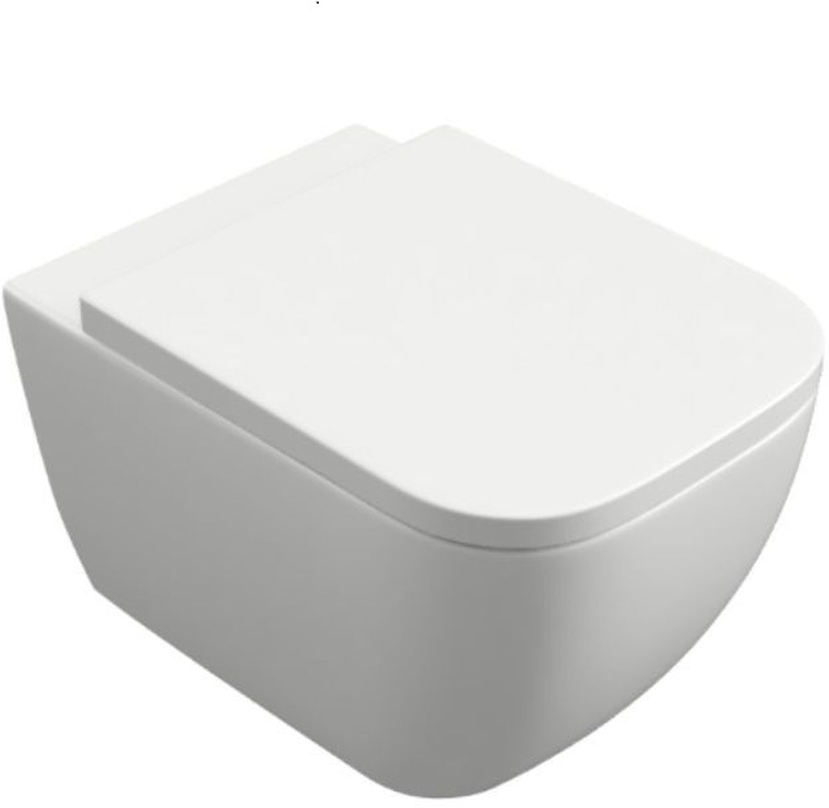 Excellent Ness miska WC bez kołnierza wisząca z deską wolnoopadającą biała CENL.3509.500.WH