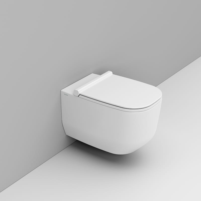 Ceramica Dolomite Alba miska WC wisząca bez kołnierza biały D502501 - Wysyłka w 24h