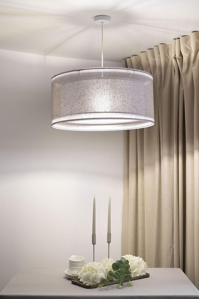 BPS Koncept Duo len light lampa wisząca 1x60 W szary/popielaty-srebrna 0MGO-005-50