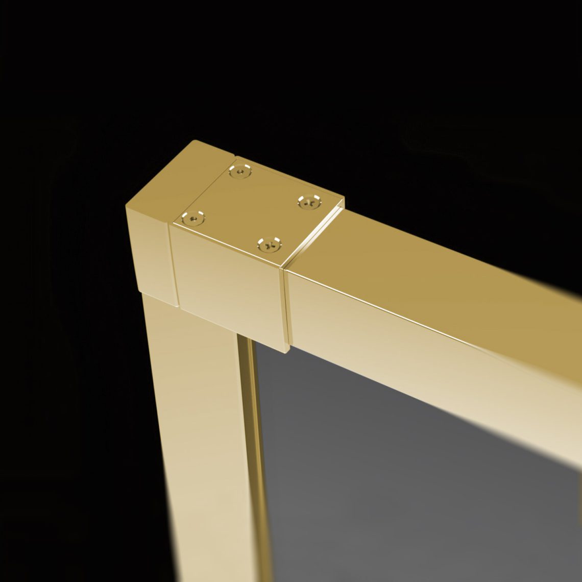Radaway Idea Brushed Gold KDJ profil poszerzający złoty szczotkowany P01-ID-KDJ-SC-99