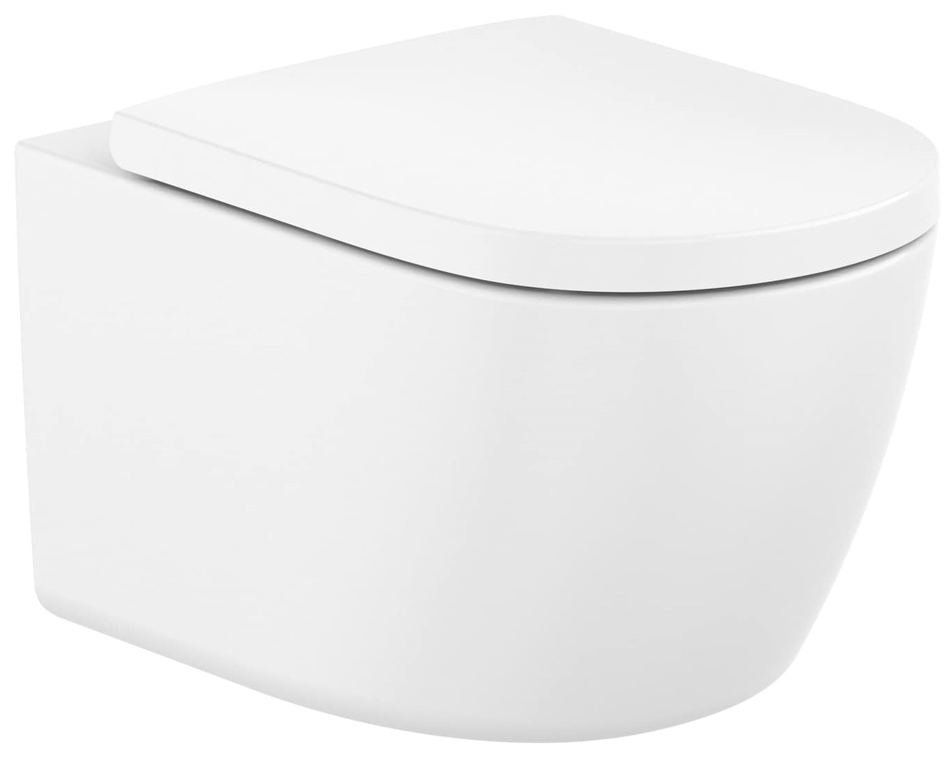 Roca Meridian miska WC wisząca bez kołnierza ze spłukiwaniem wirowym biały połysk A346747S00