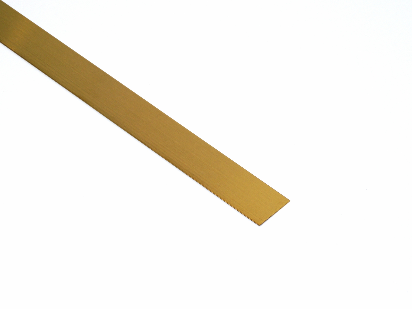 Profil Decor listwa do glazury płaskownik 2x270 cm stal nierdzewna szczotkowana złoty mat