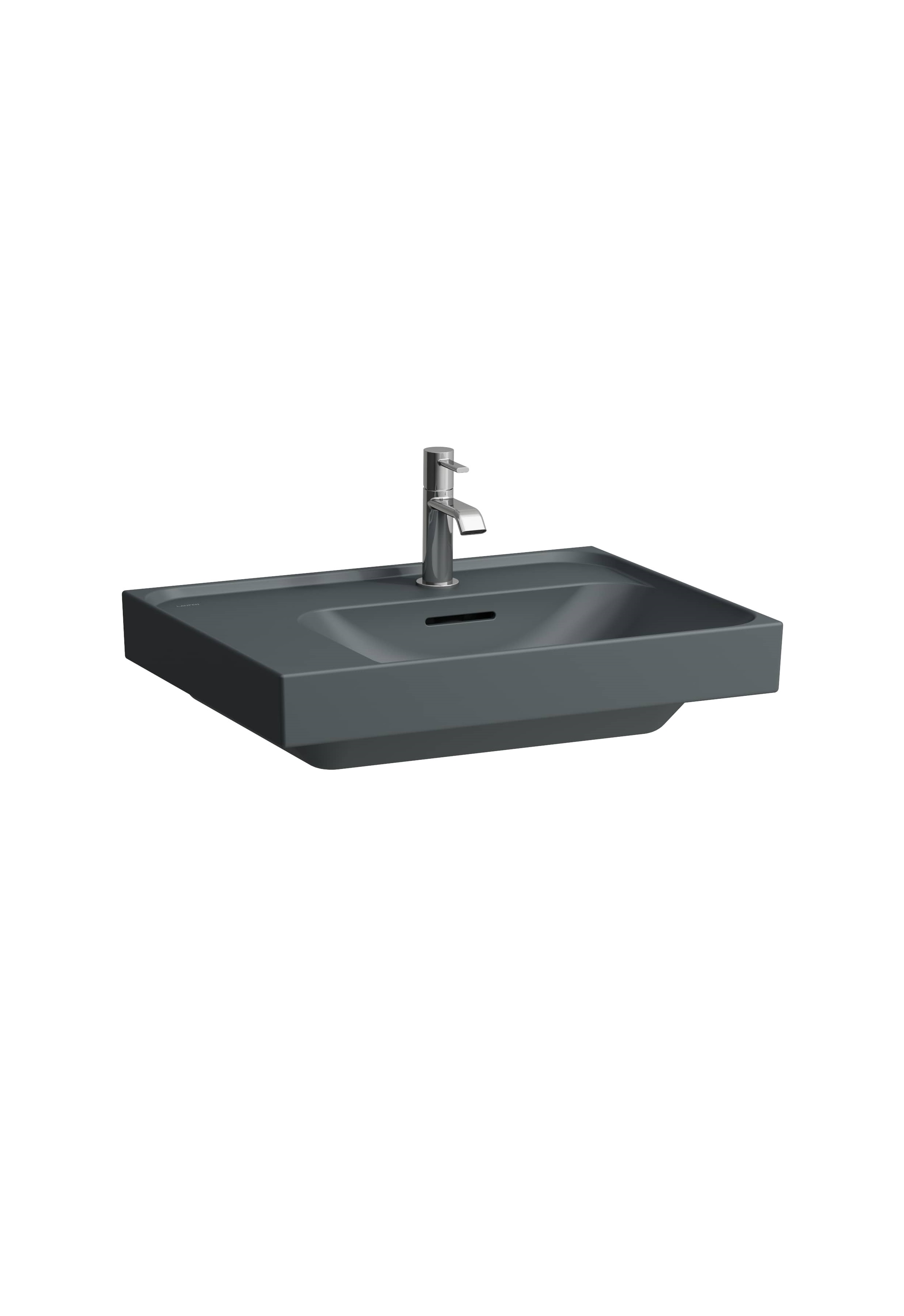 Laufen Meda umywalka 60x46 cm prostokątna meblowa grafit mat H8181127581041