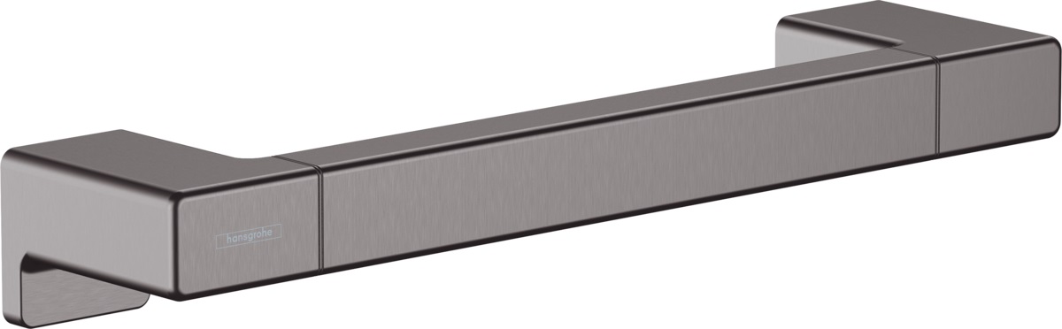 Hansgrohe AddStoris uchwyt ścienny 34,8 cm czarny chrom szczotkowany 41744340