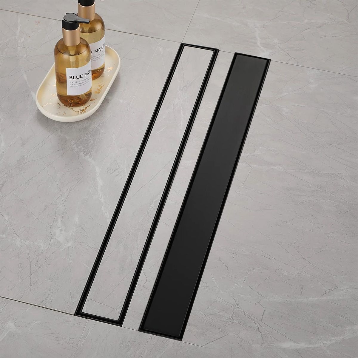 Rea Neox Czarny odpływ liniowy 60 cm czarny REA-G6601
