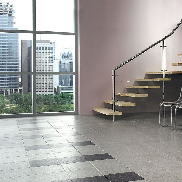 Opoczno Milton graphite płytka ścienno-podłogowa 29,7x29,7 cm grafitowy mat