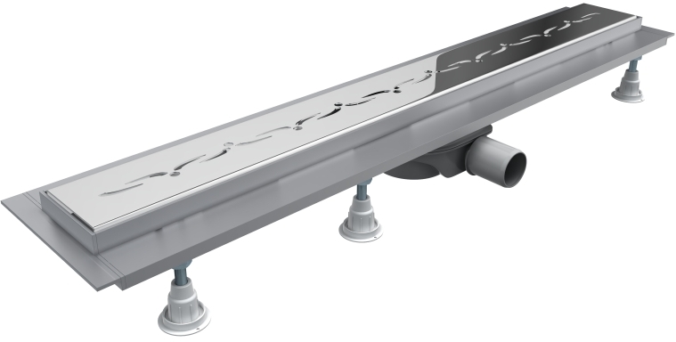 Schedpol Base-Low odpływ liniowy 60 cm z rusztem OLSP60/ST-LOW