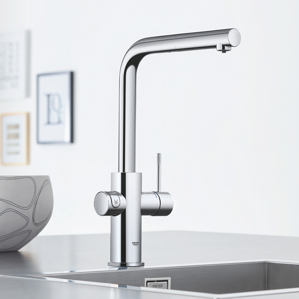 Grohe Blue Home zestaw startowy z baterią kuchenną chrom 31539000 - Wysyłka w 24h