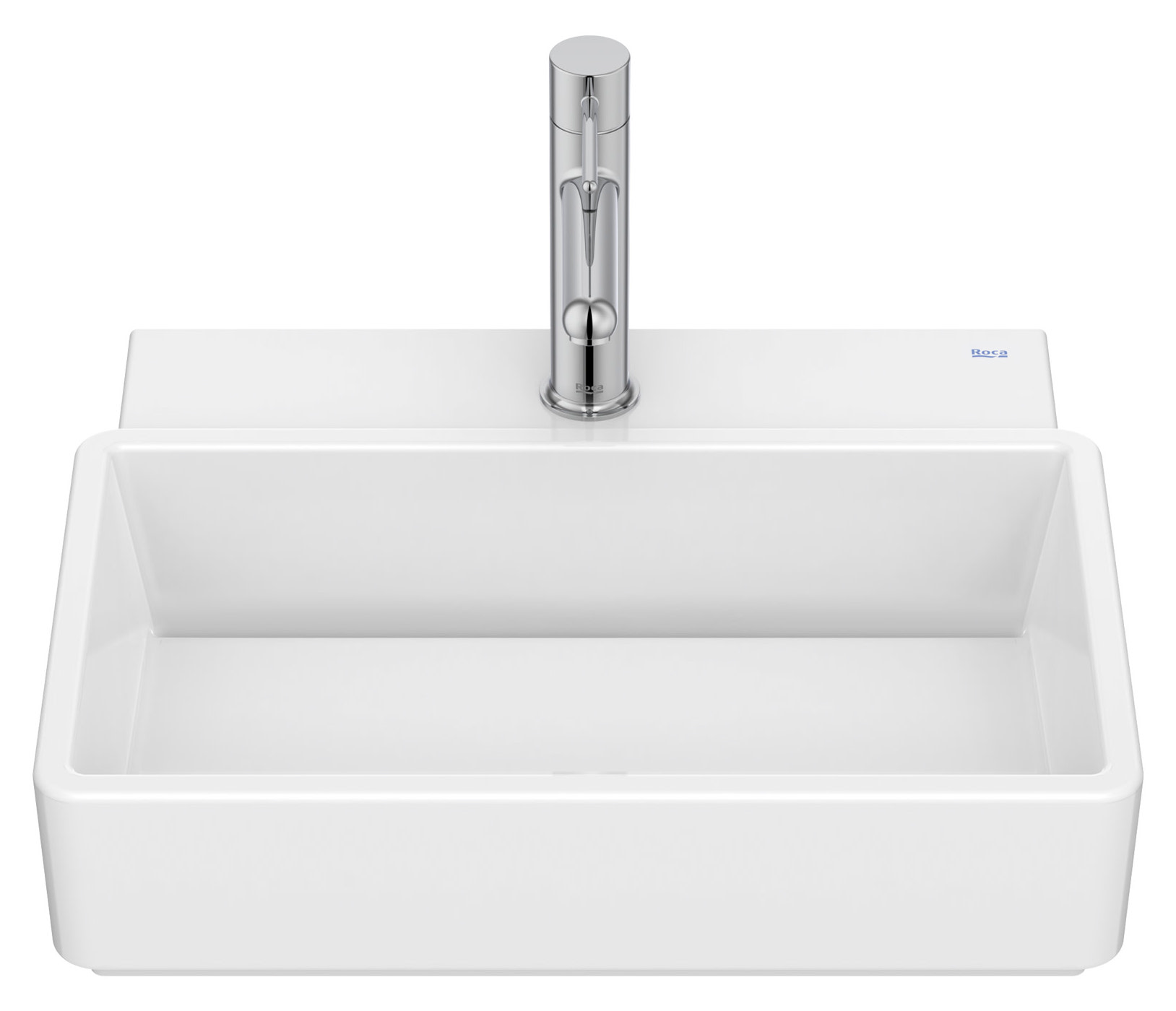 Roca Tura umywalka 45x36 cm prostokątna meblowa-nablatowa biała A327690000 - Wysyłka w 24h