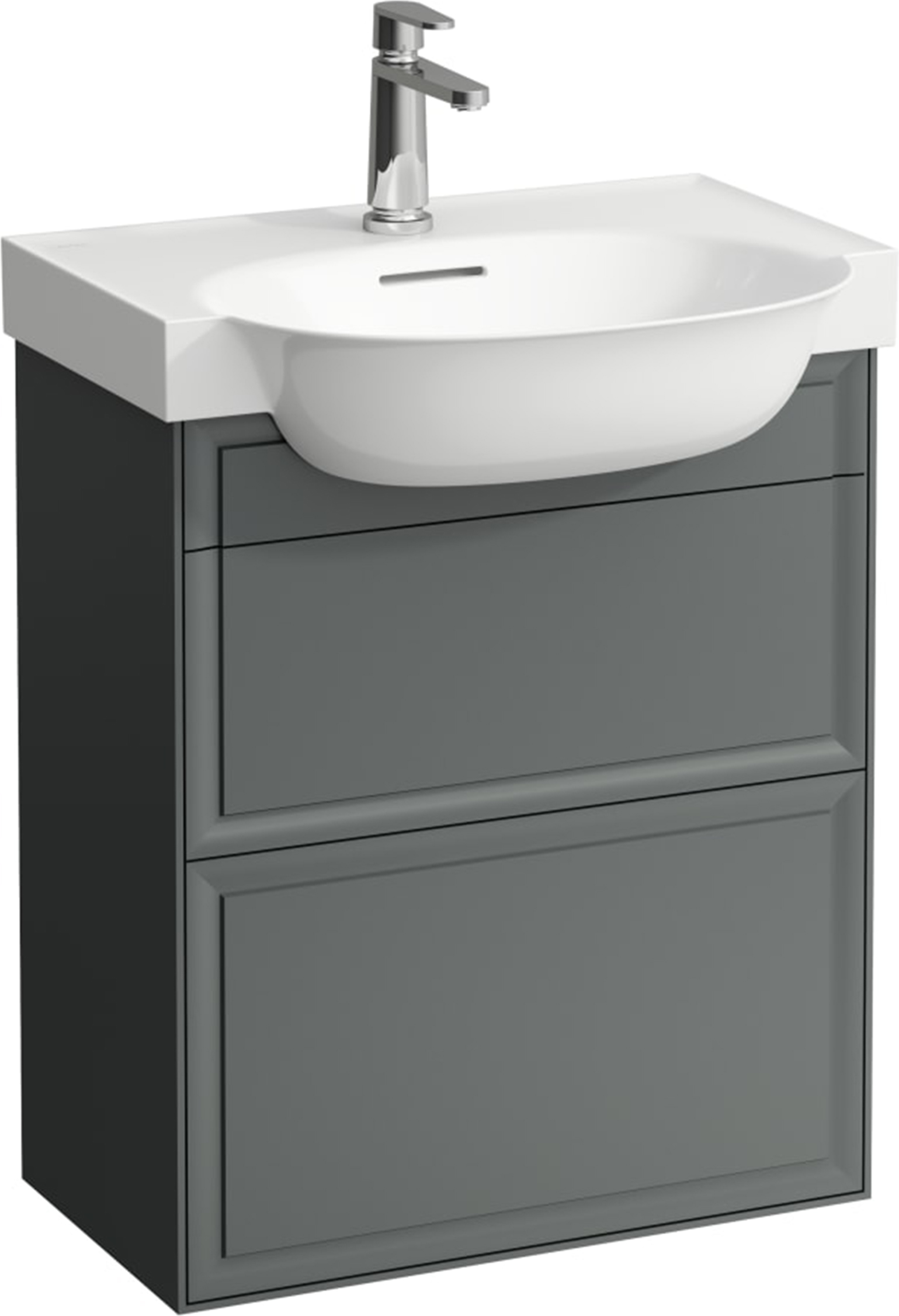 Laufen The New Classic szafka 60 cm podumywalkowa wisząca szary traffic mat H4060320856271