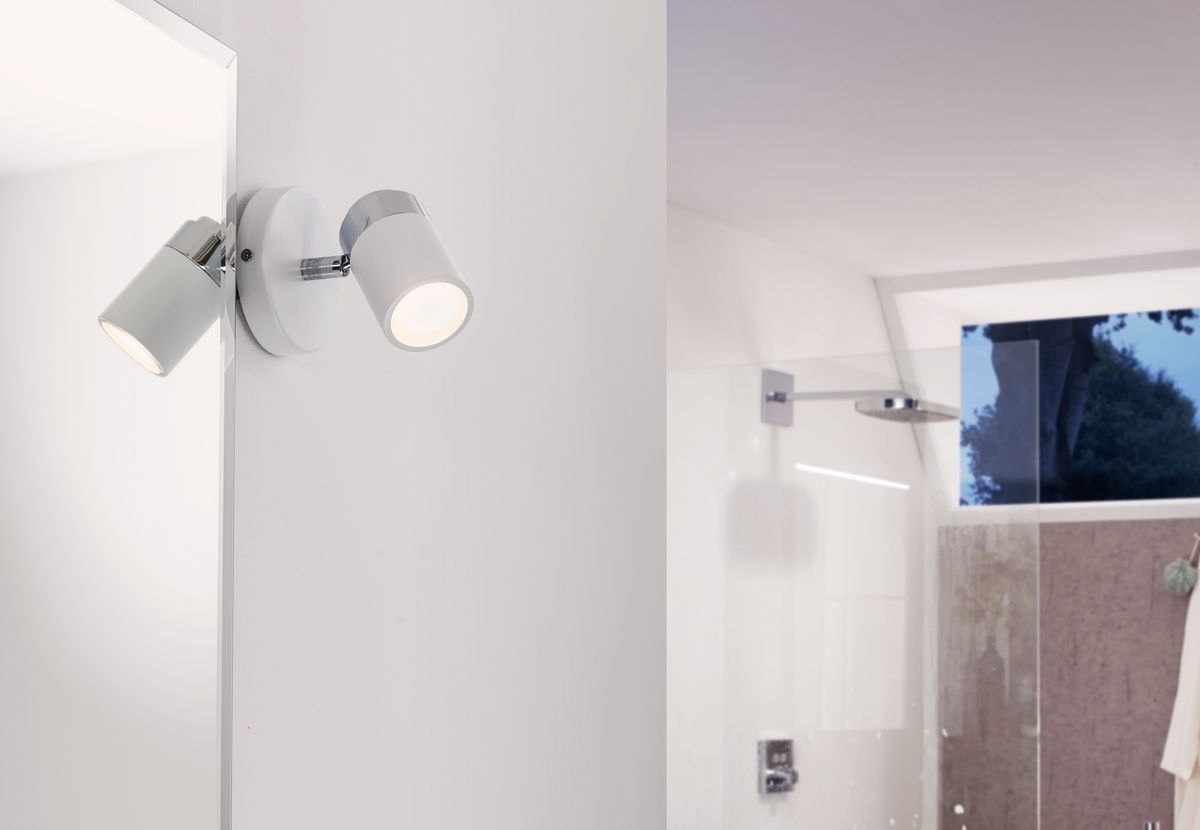 Paulmann Spotlight Zyli kinkiet 1x10W chrom/biały 66710 - Wysyłka w 24h