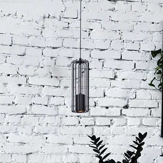 Kaja Falcon lampa wisząca 1x10W czarna K-4930