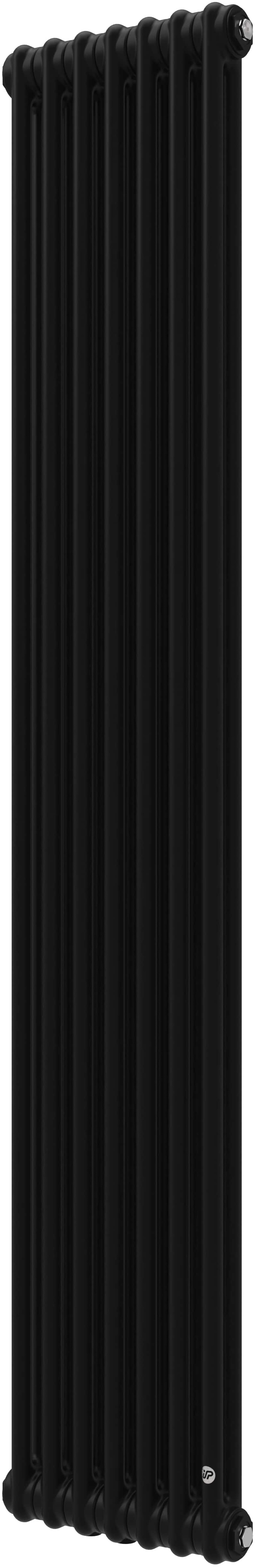 Instal Projekt Tubus 2 grzejnik dekoracyjny 179,3x33,5 cm podłączenie dolne czarny TUB2-180/07D50C75