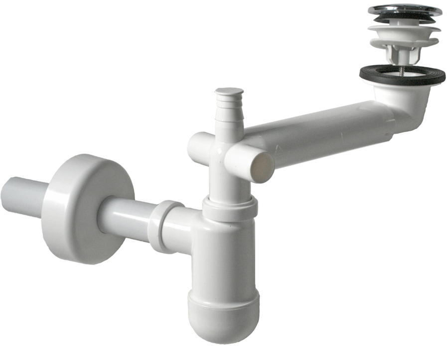 Oristo Uni syfon z korkiem butelkowy chrom-biały OR00-A-SYC-5-2