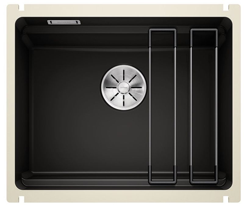 Blanco Etagon 500-U zlewozmywak ceramiczny 54x45,6 cm czarny 525155 - Wysyłka w 24h