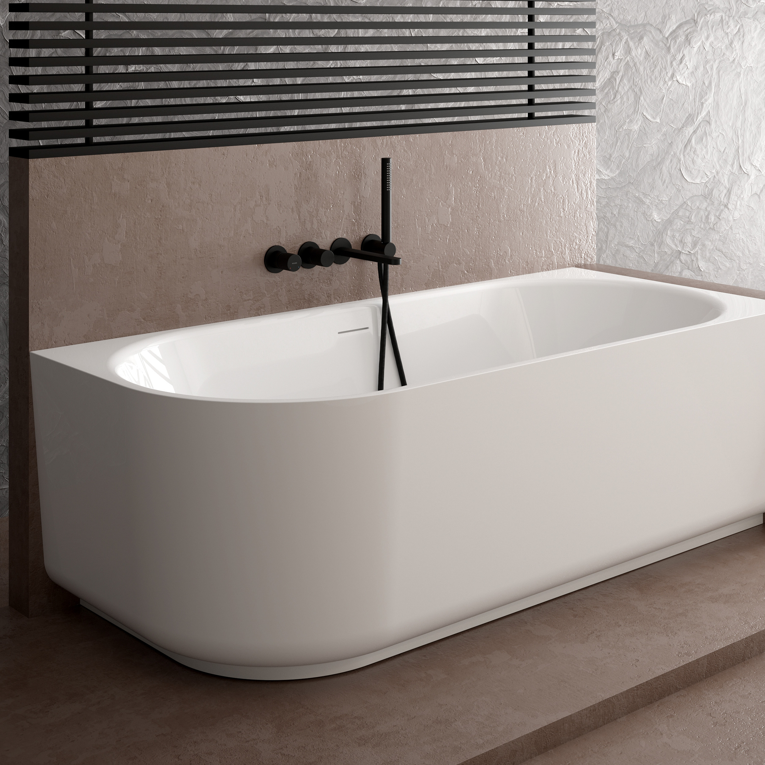 Ksuro 03 wanna narożna 170x80 cm owalna biała 31000000 - Wysyłka w 24h