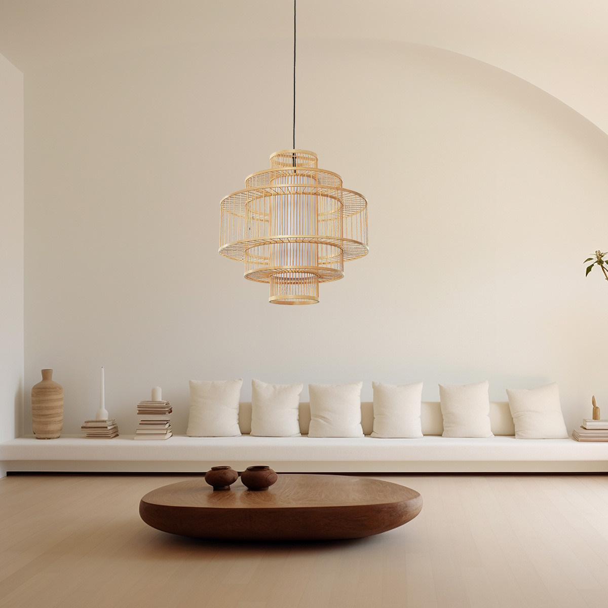 Light Prestige Stela lampa wisząca 1x15 W ratan LP-2026/1P