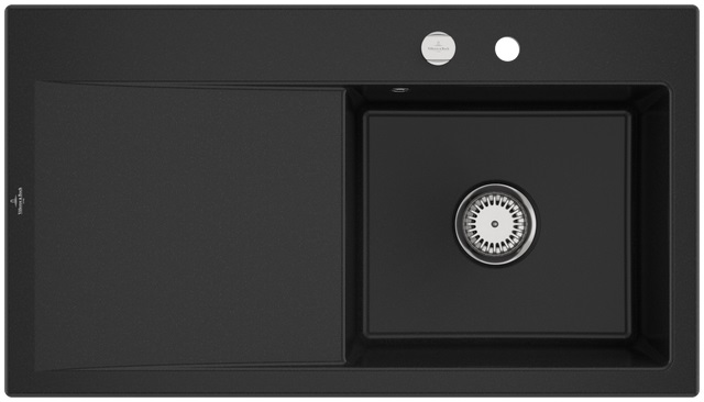 Villeroy & Boch Subway Style 50 zlewozmywak ceramiczny 90x51 cm Chromit CeramicPlus 335102J0