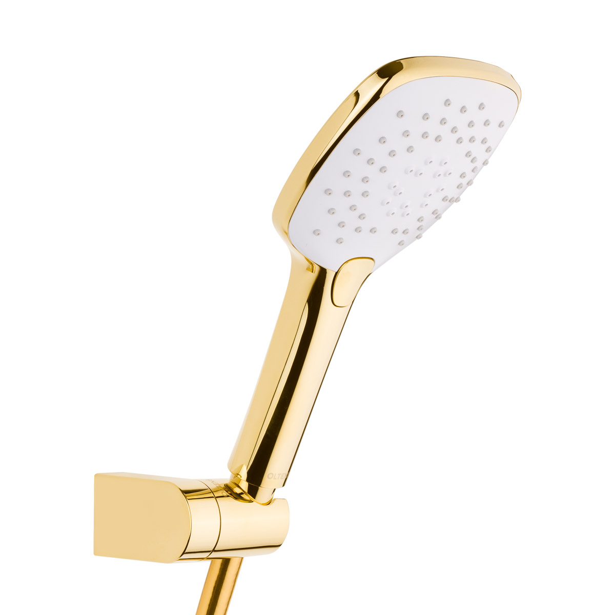 Oltens Driva EasyClick (S) Gide zestaw prysznicowy złoty połysk/biały 36008080 - Wysyłka w 24h