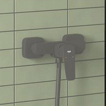 Grohe Dice bateria prysznicowa ścienna czarny mat 1018742430 - Wysyłka w 24h