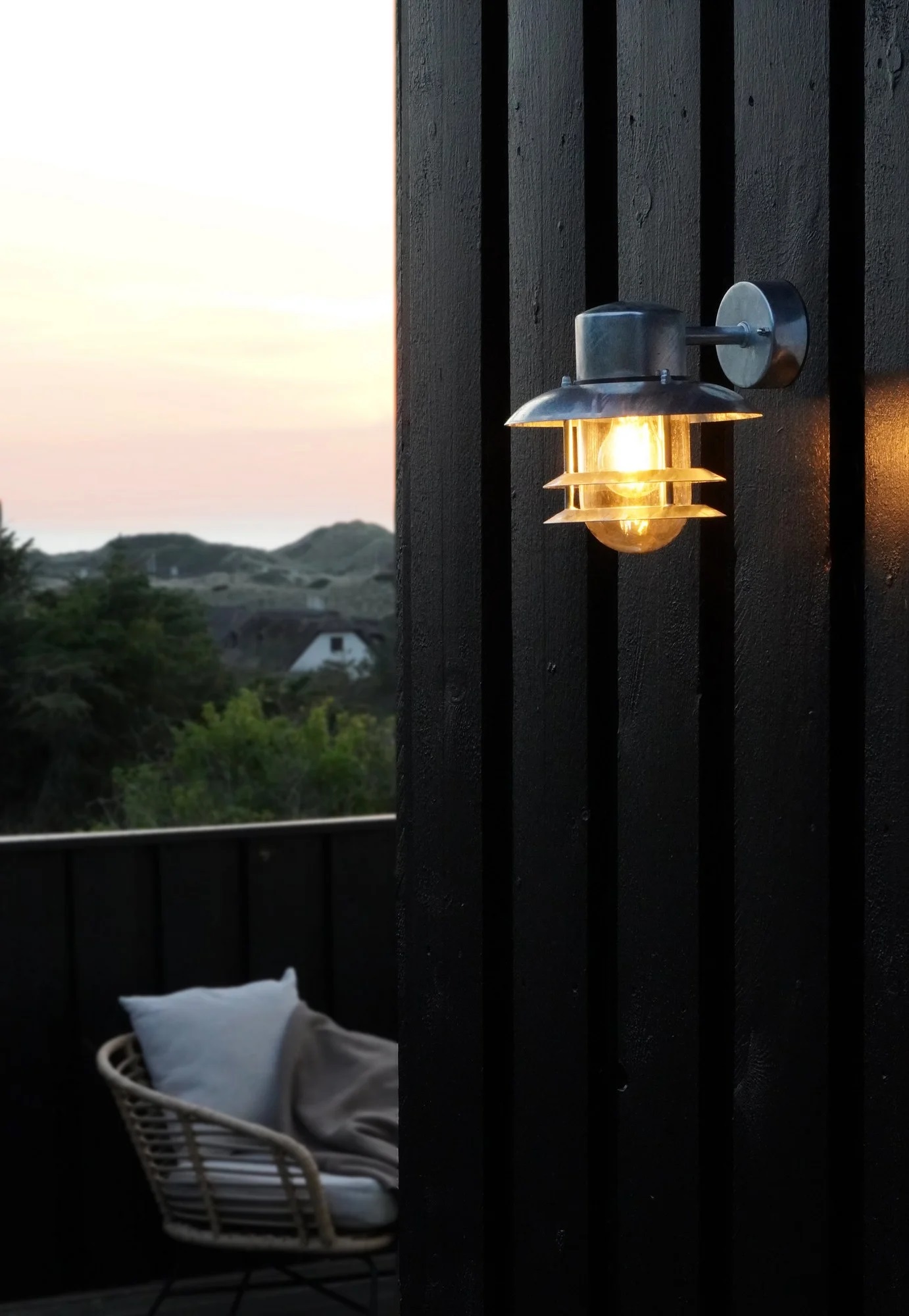 Nordlux Blok kinkiet zewnętrzny 1x60 W ocynkowany 25051031