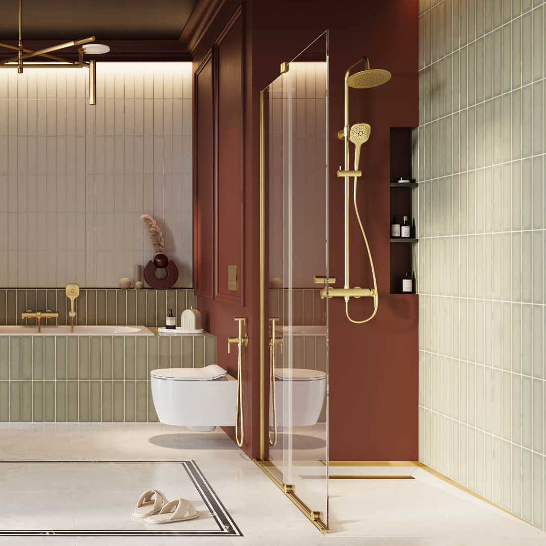 Excellent Ortigo profil poszerzający 1 cm złoty połysk KAEX.5090.GL