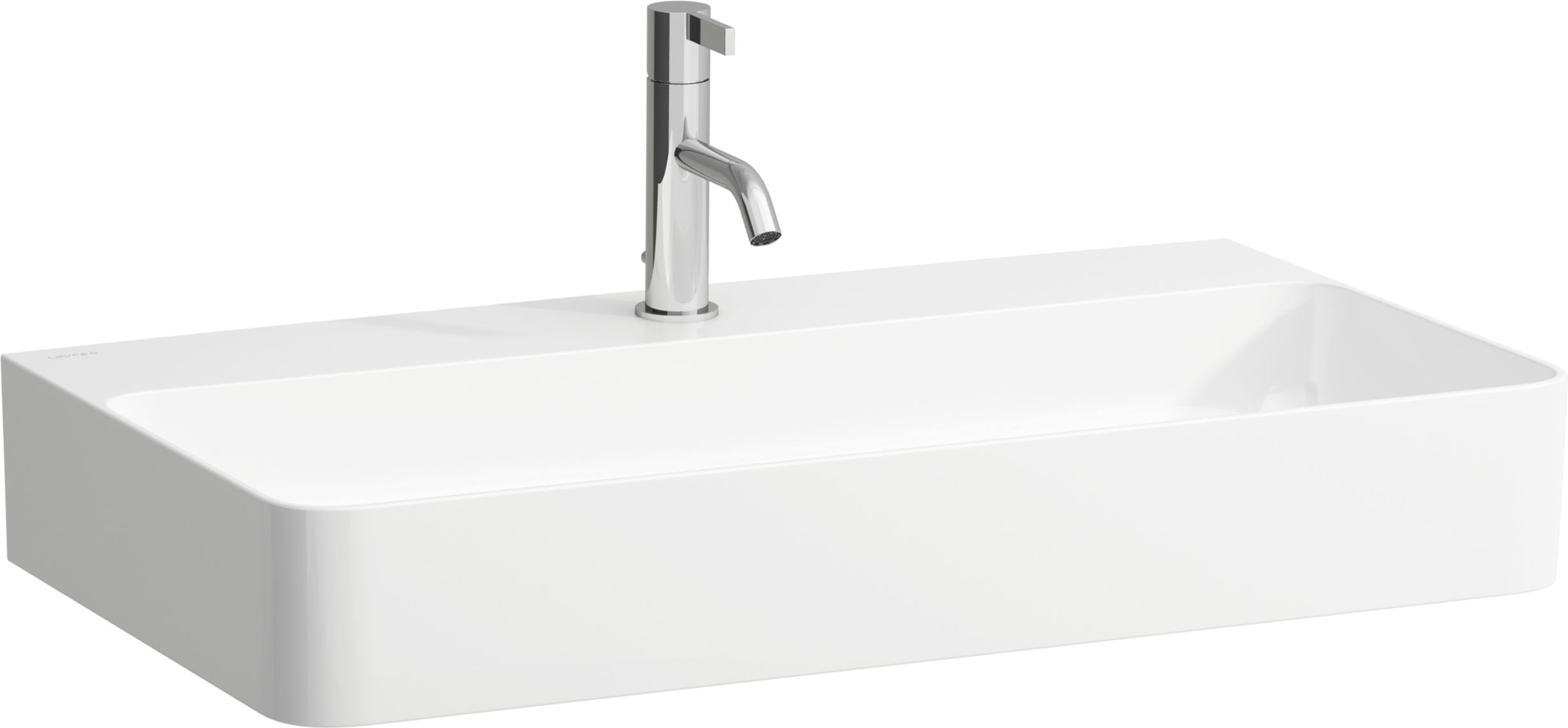 Laufen Val umywalka 75x42 cm prostokątna ścienna-nablatowa biała H8162854001041