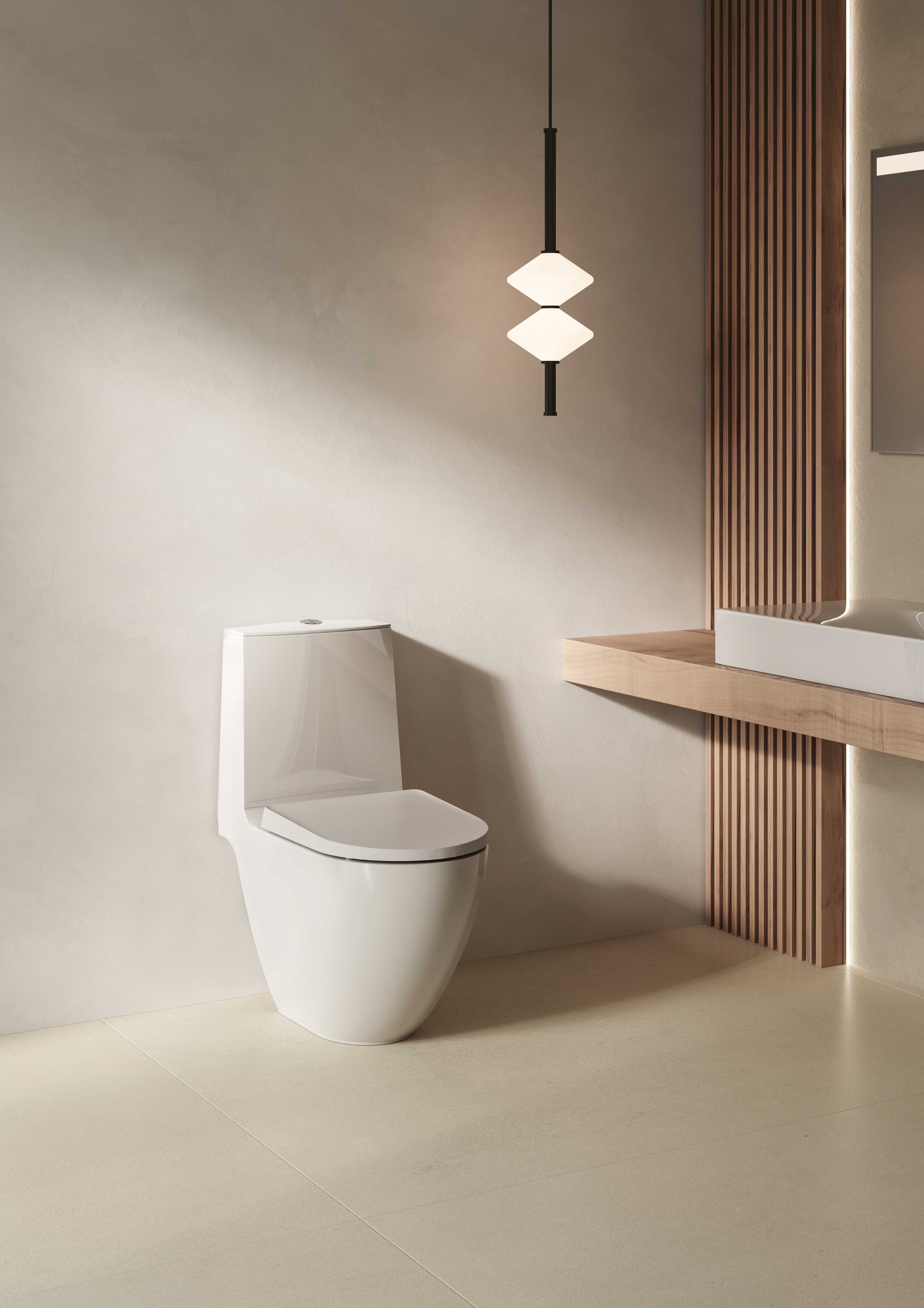 Kludi Resa D miska kompakt WC ze spłukiwaniem wirowym biały 24WCB0643