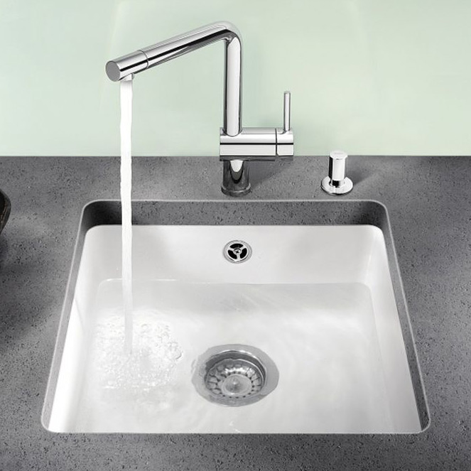 Blanco Subline 375-U zlewozmywak ceramiczny 41,4x45,6 cm biały 516035 - Wysyłka w 24h