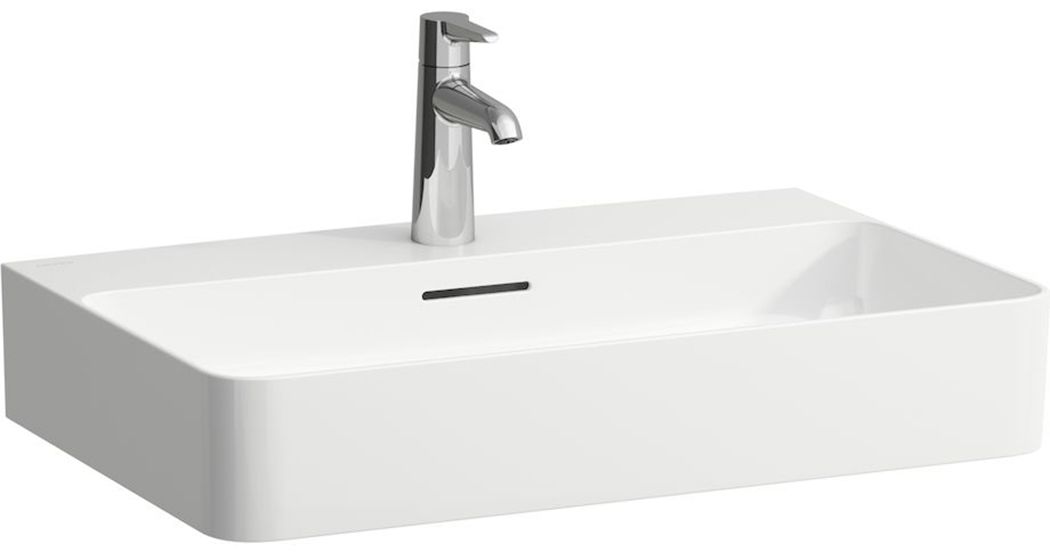 Laufen Val umywalka 65x42 cm prostokątna ścienna-nablatowa biała H8162847571041