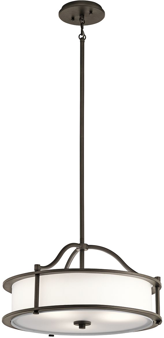 Elstead Lighting Emory lampa wisząca 3x60 W stary brąz KL-EMORY-P-S-OZ