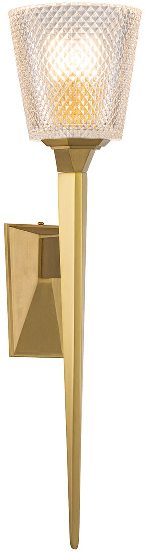 Elstead Lighting Verity kinkiet 1x3 W mosiądz szczotkowany BATH-VERITY-BB