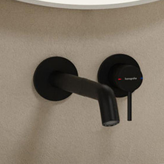 Hansgrohe Tecturis S bateria umywalkowa podtynkowa czarna 73351670