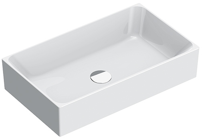 Catalano New Zero umywalka 60x35 cm prostokątna nablatowa biała 0222600001 - Wysyłka w 24h