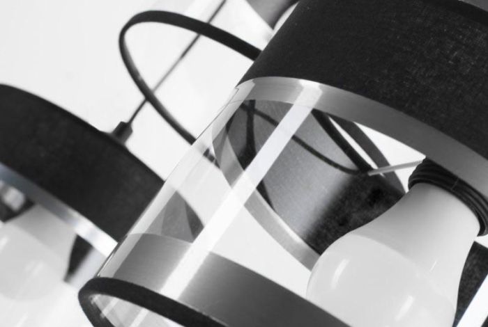 Lampex Leone lampa wisząca 2x40W czarna 854/2L - Wysyłka w 24h