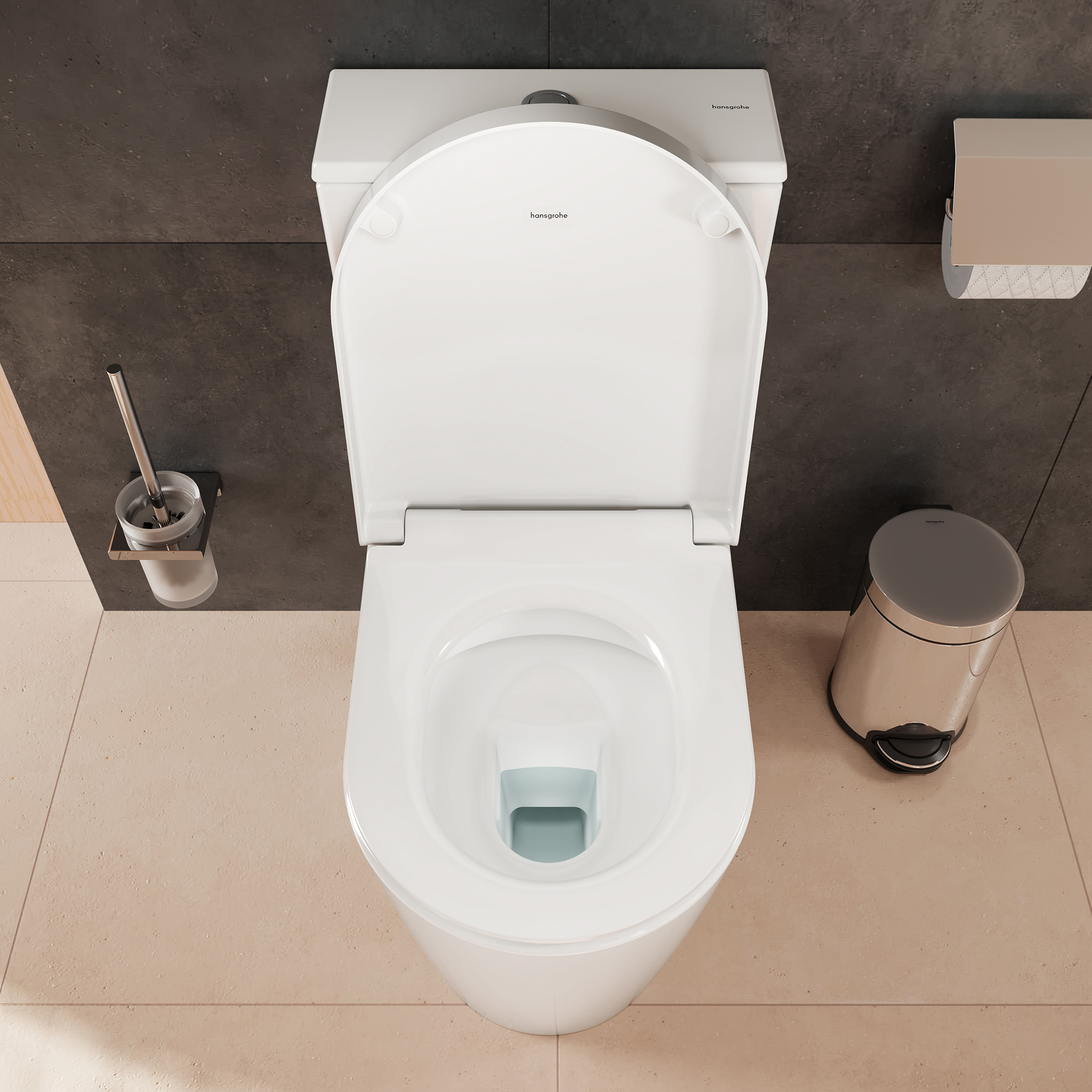 Hansgrohe EluPura S miska kompakt WC biały 60260450