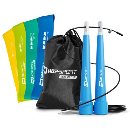 Zestaw taśm oporowych 500x50mm+skakanka z pokrowcem