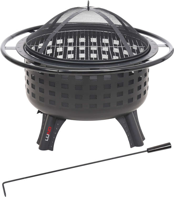 Palenisko ogrodowe z rusztem grill 2w1