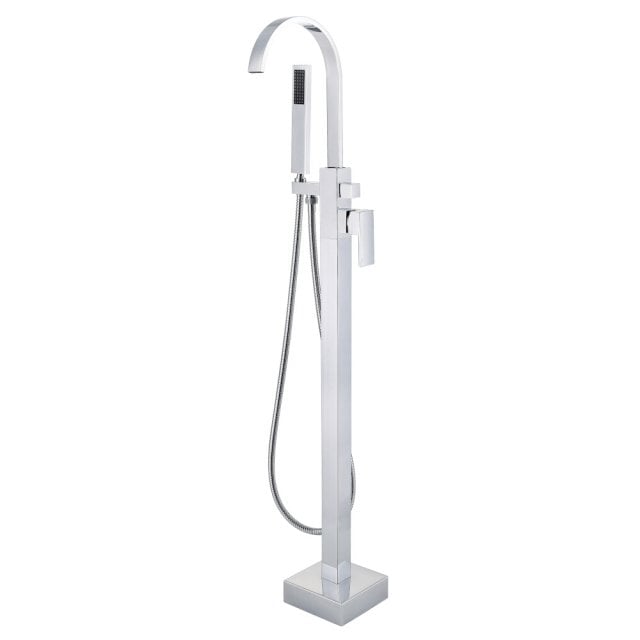 BESCO Bateria wannowa wolnostojąca MODERN II chrom Easy-Fix BW-MII-CH