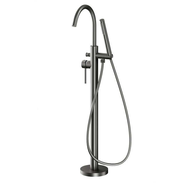 KFA Bateria wannowa wolnostojąca MOZA gun metal grey PVD 5035-510-61