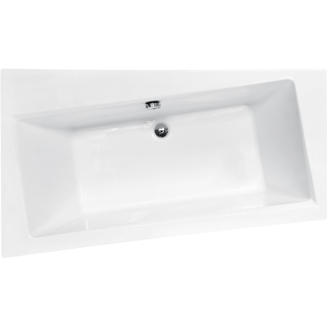 BESCO Wanna narożna INFINITY 160x100 cm lewa #WAI-160-NL