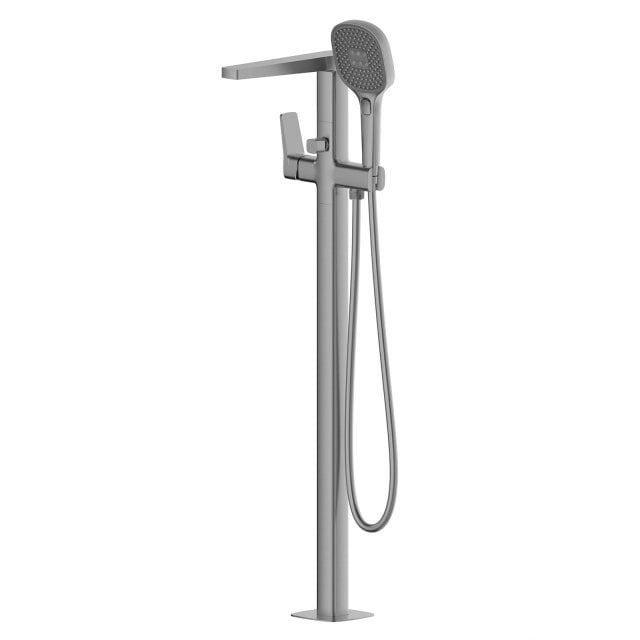 KFA Bateria wannowa MALAGA wolnostojąca gun metal szara PVD 4525-510-