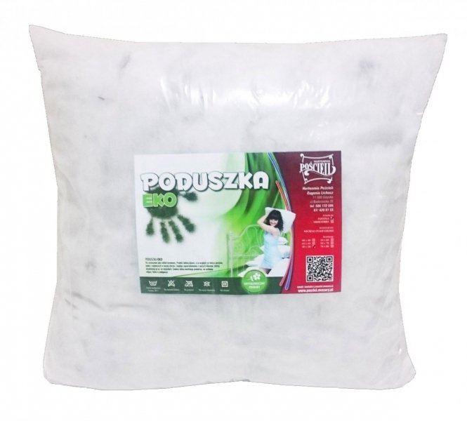 Poduszka biała, wkład, wsad do poduszki 50x50 cm – I gatunek