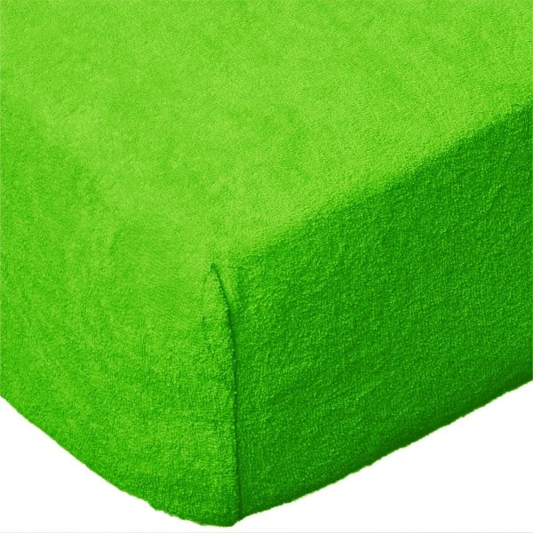 Grube Prześcieradło FROTTE 180x200 na gumkę wz. 014 zieleń nowa 2