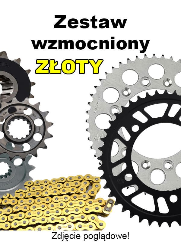 Kawasaki Kx 500 1987-2004 Zestaw Napędowy Did Wzmocniony Złoty Bezoring Kawasaki 2000 500 Kx 500