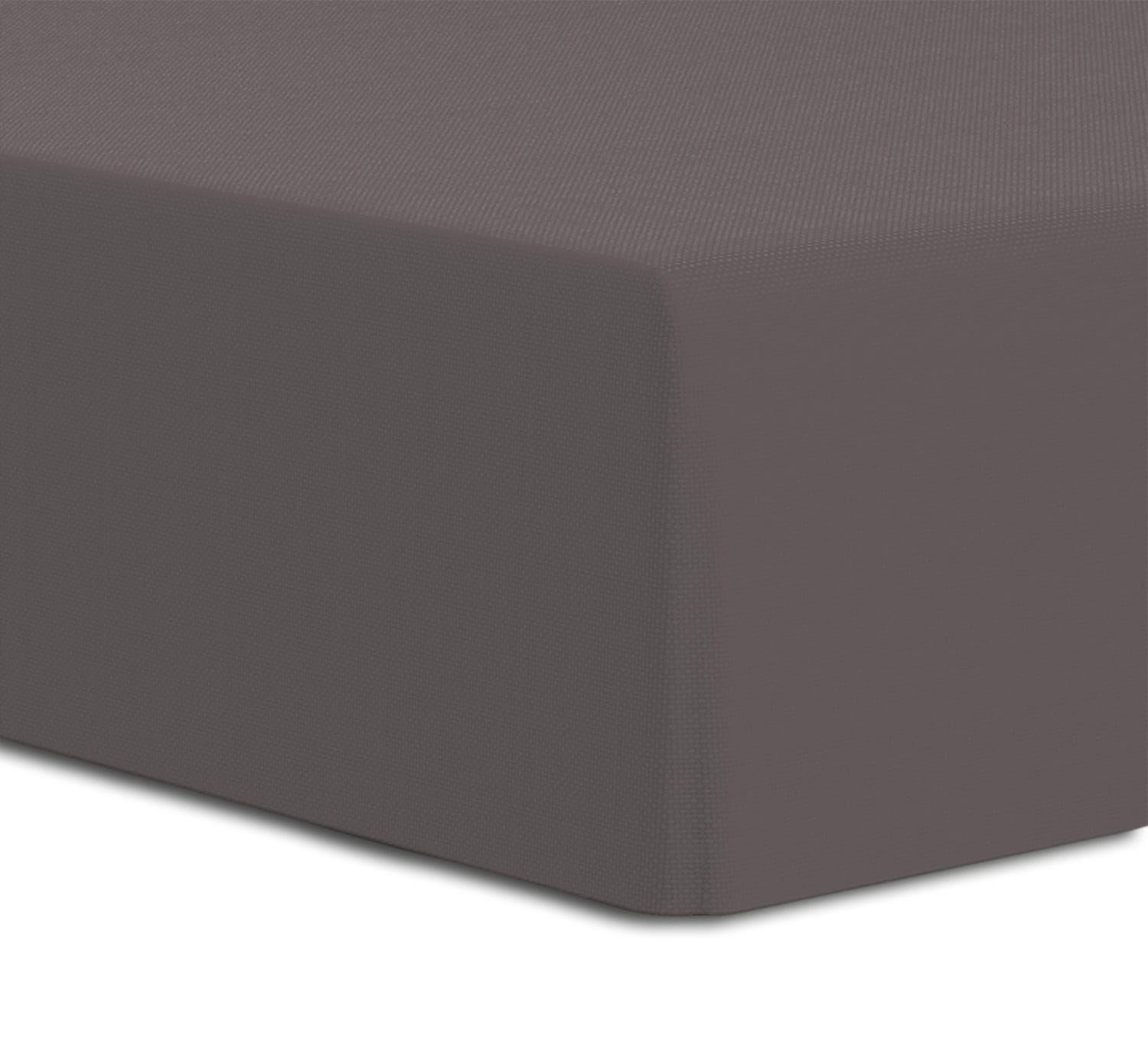 Prześcieradło z gumką 180x200 GRUBY JERSEY kolor grafit wysokie 25cm