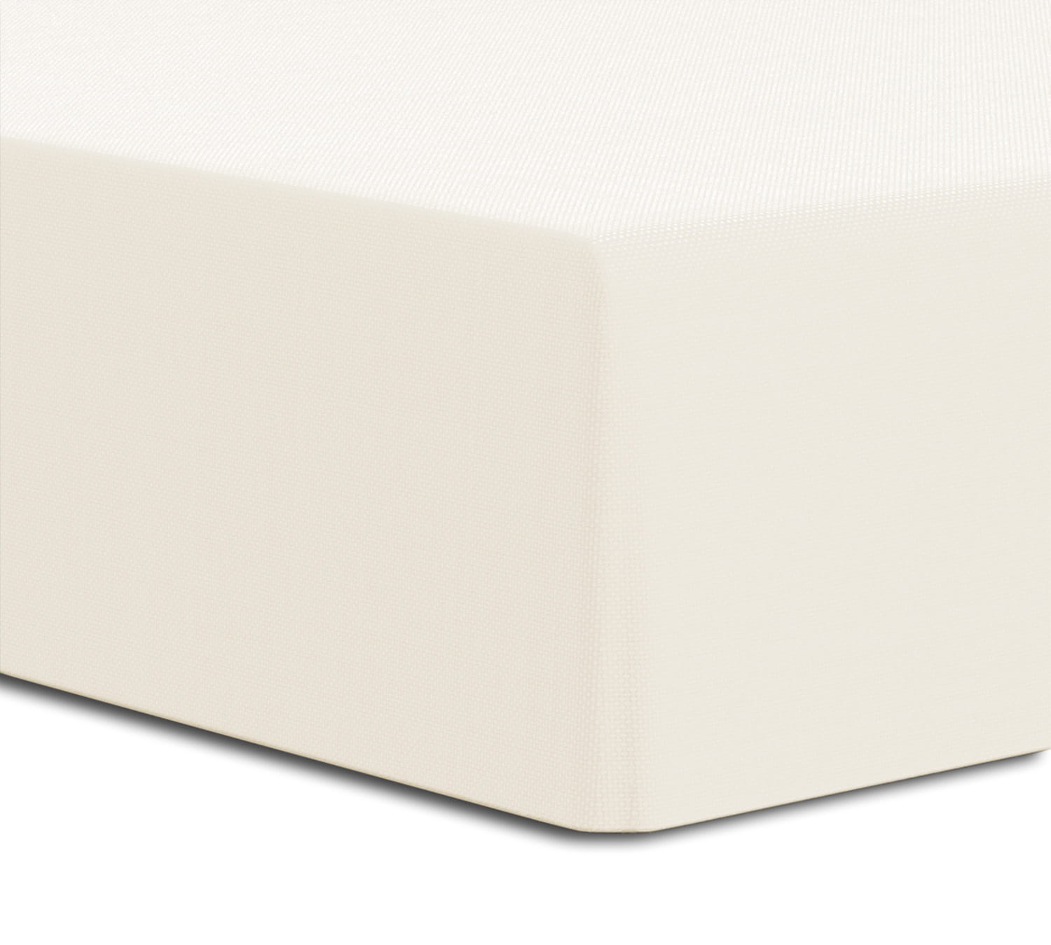 Prześcieradło z gumką 180x200 GRUBY JERSEY kolor jasny krem wysokie 25cm