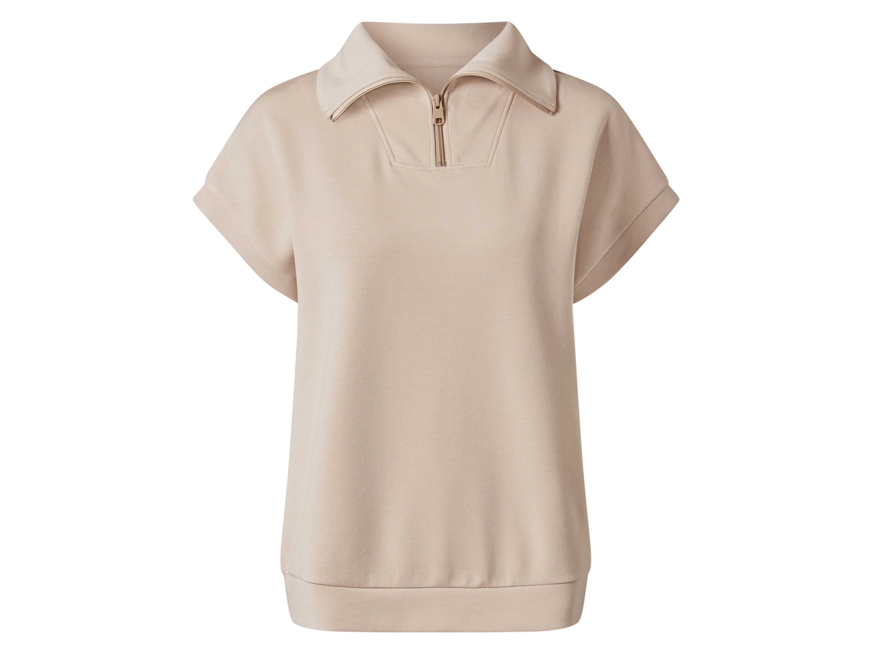 esmara Bluza damska z modalem Beżowy, XS 32/34