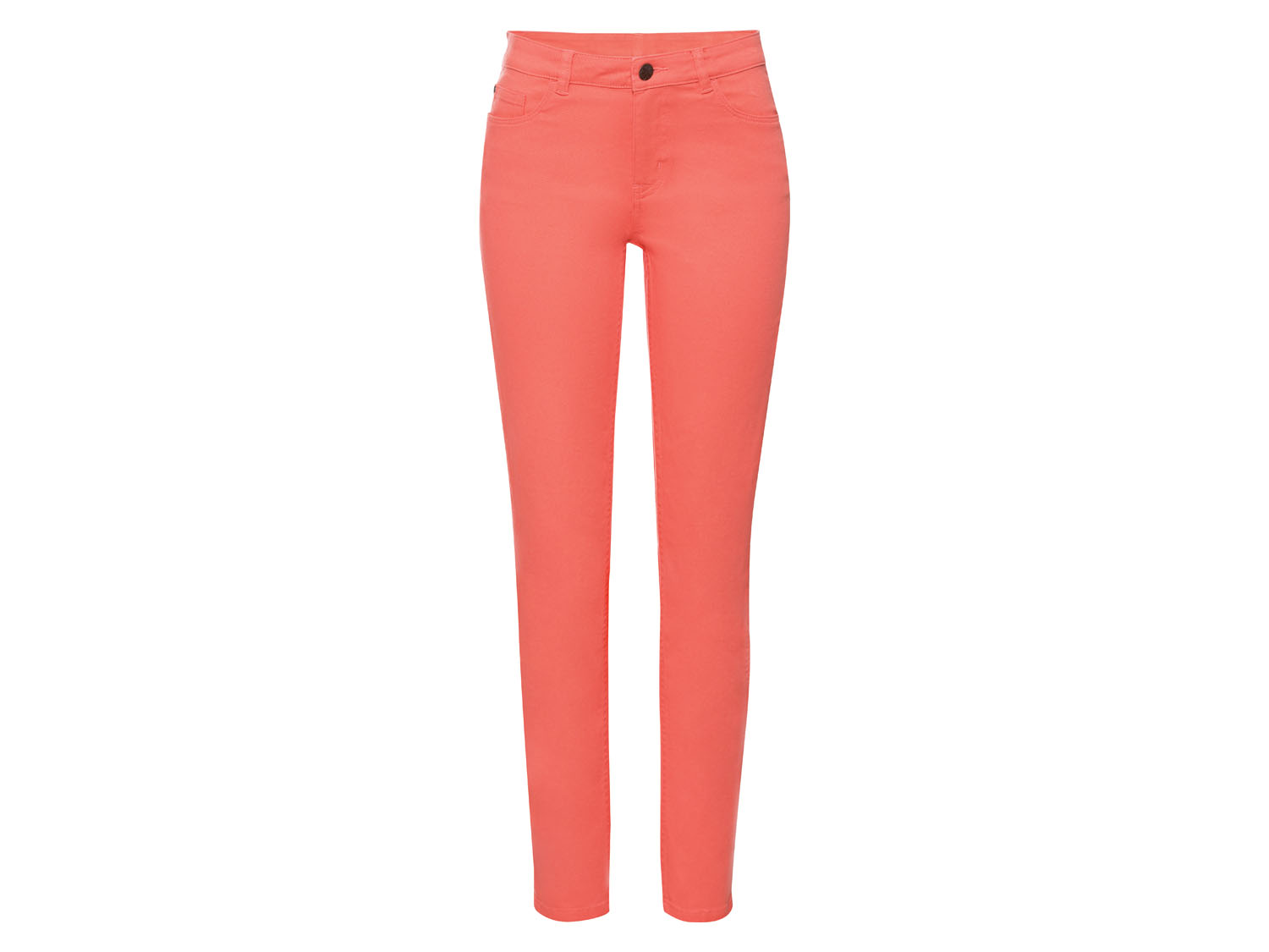 esmara Jeansy damskie Skinny Fit, 1 para 44, Koralowy